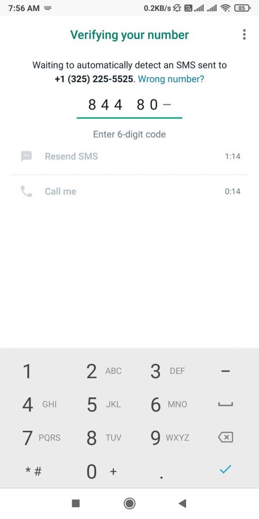 free virtual phone number for whatsapp verification