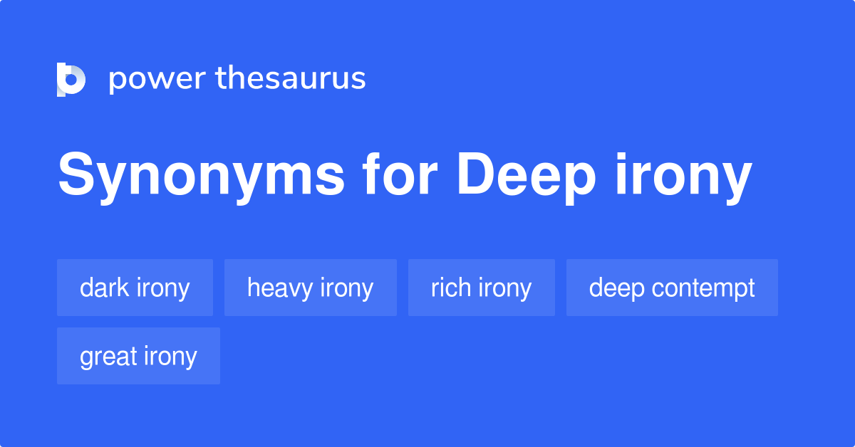 ironic thesaurus