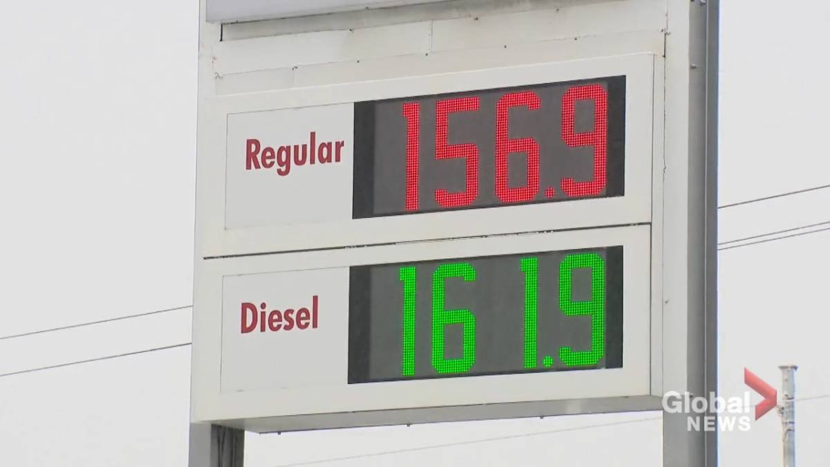 calgary gas price