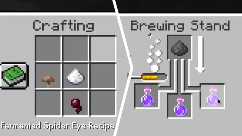 potions of weakness recipe