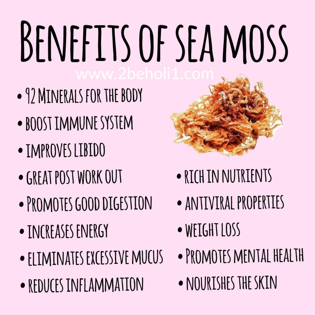 raw honduran sea moss benefits