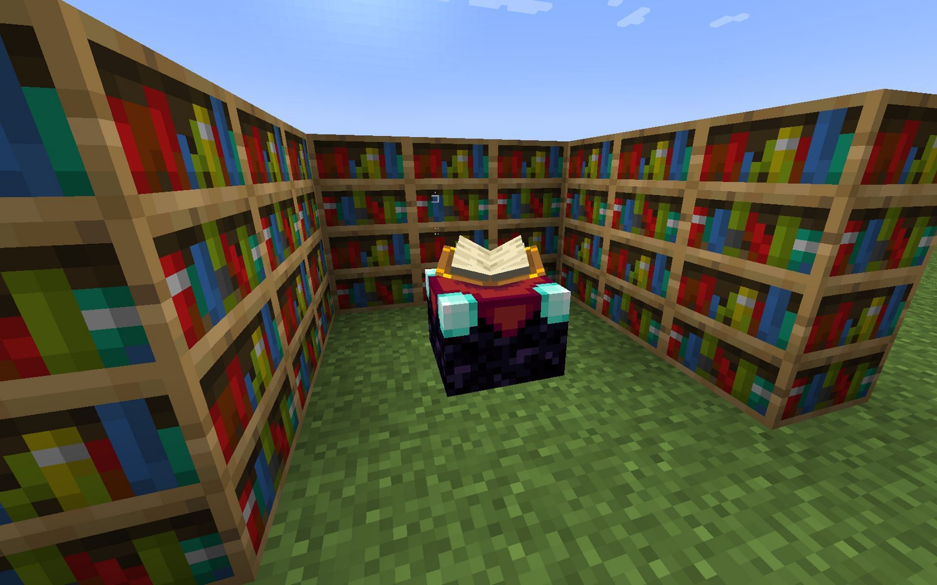 how many bookshelves for enchanting table