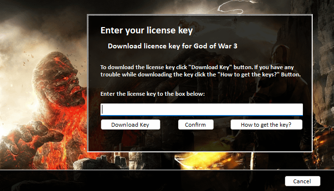 download license key god of war 3