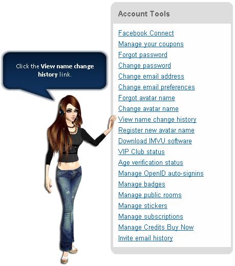 imvu name change