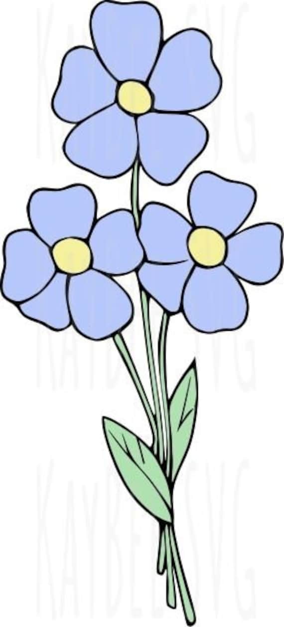 forget me not clipart