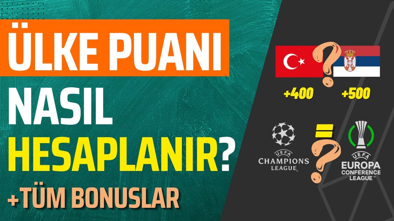 futbol ülke puanı nasıl hesaplanır