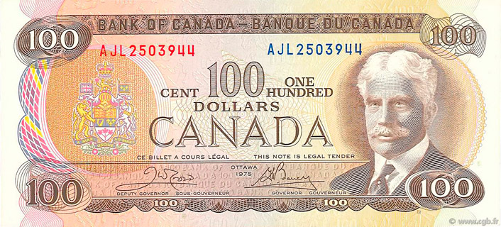 1975 canadian 100 dollar bill security features