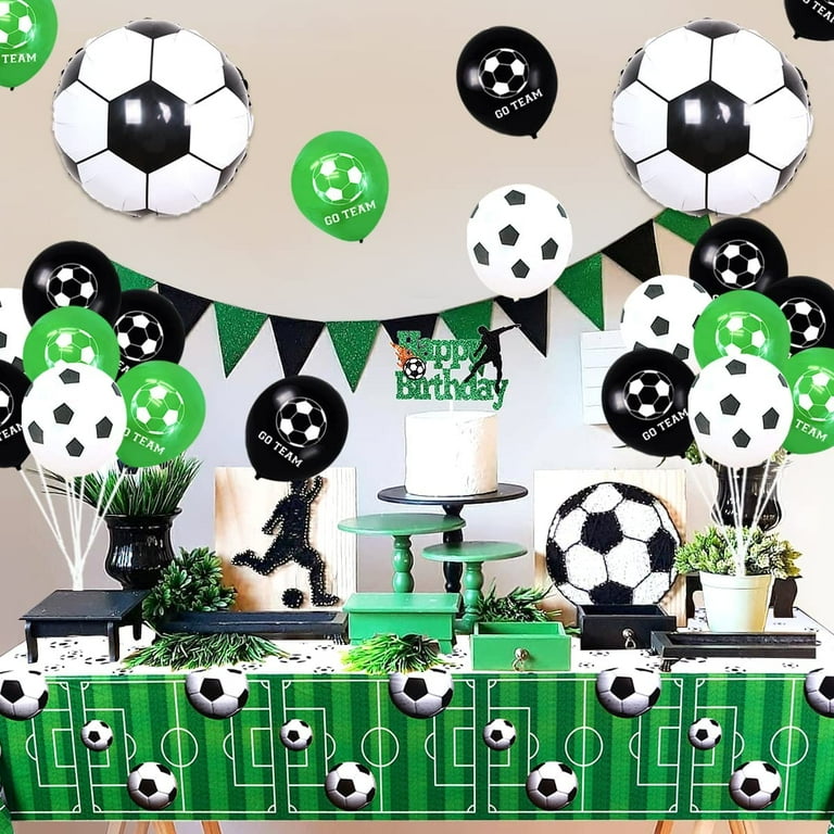 soccer party decorations