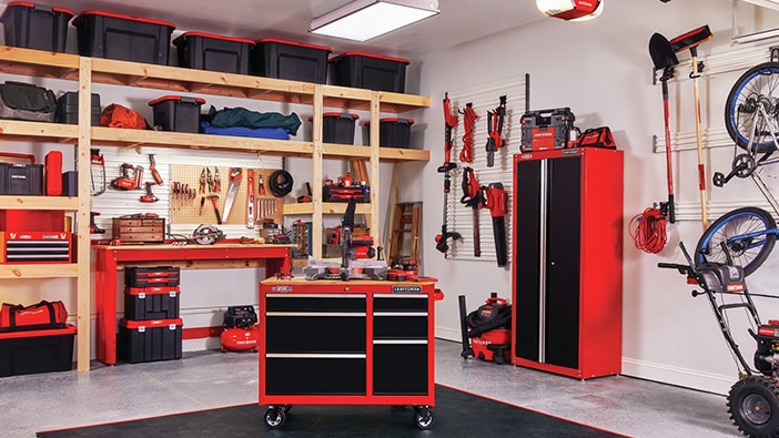 storage garage shelving