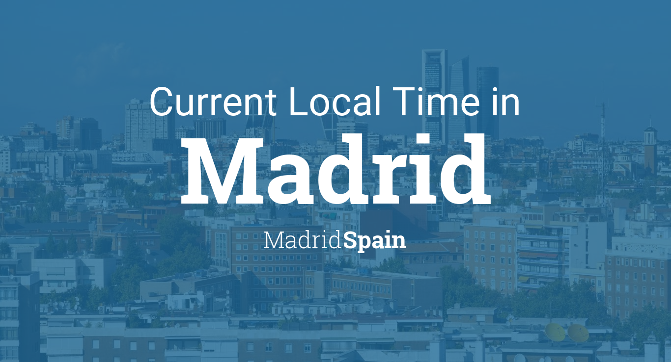 what time zone is madrid in