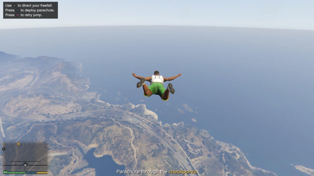 how to activate parachute in gta 5