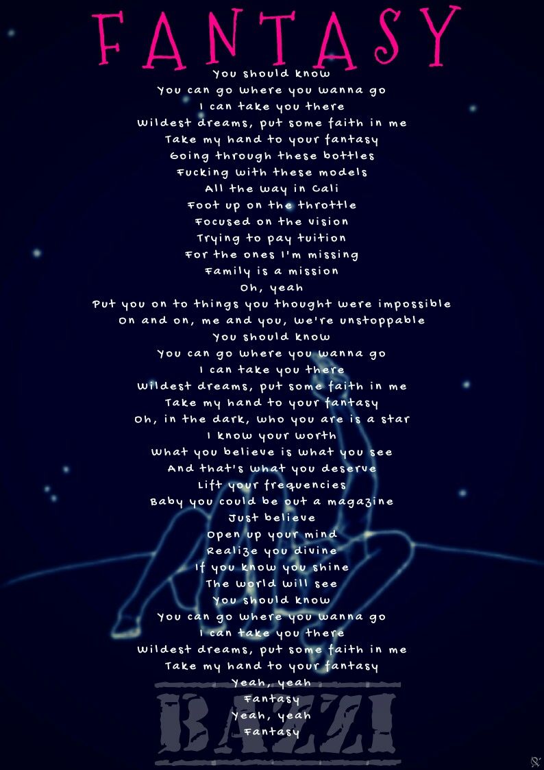 fantasy song lyrics