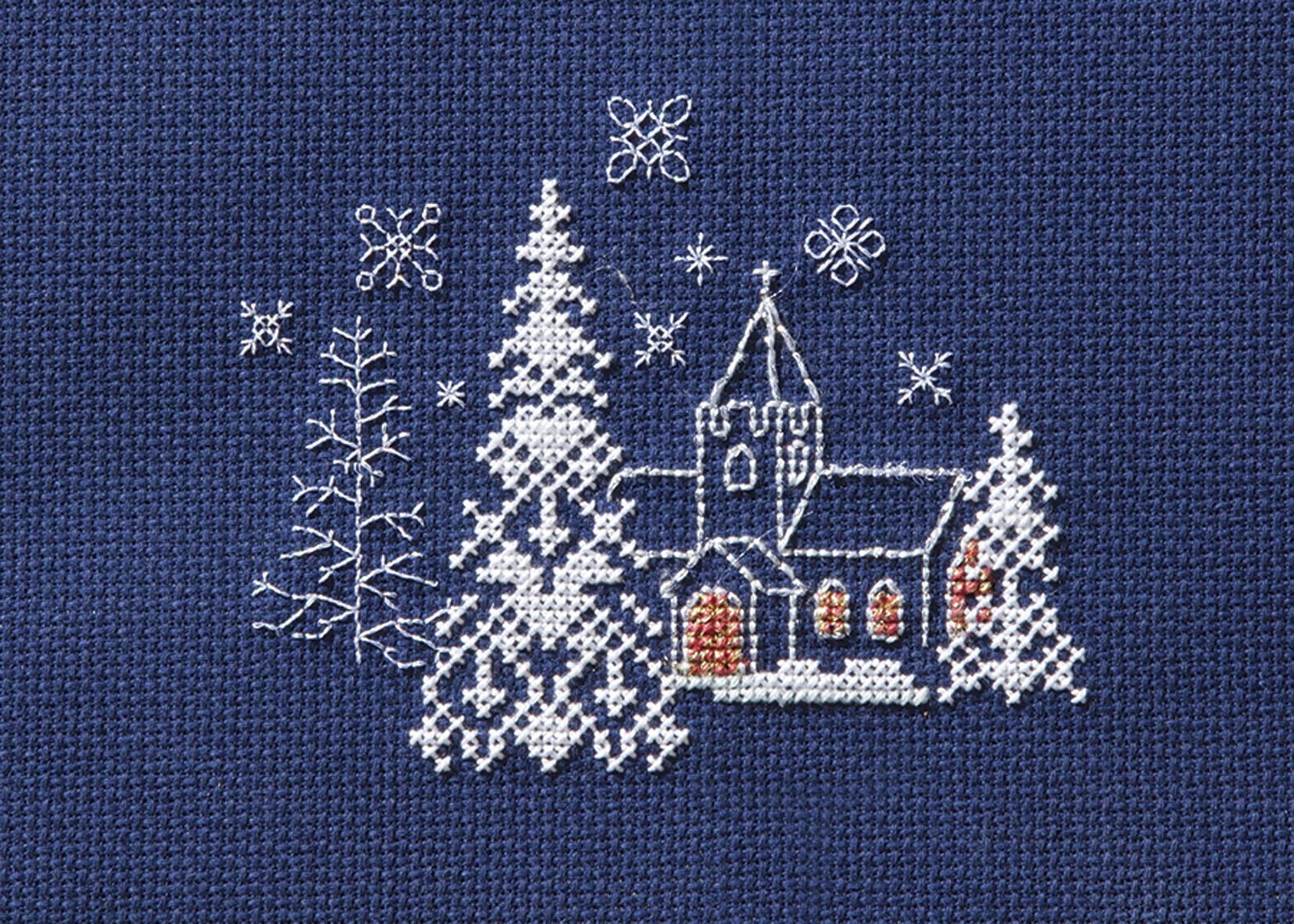 christmas card cross stitch kits