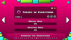 geometry dash level theory of everything