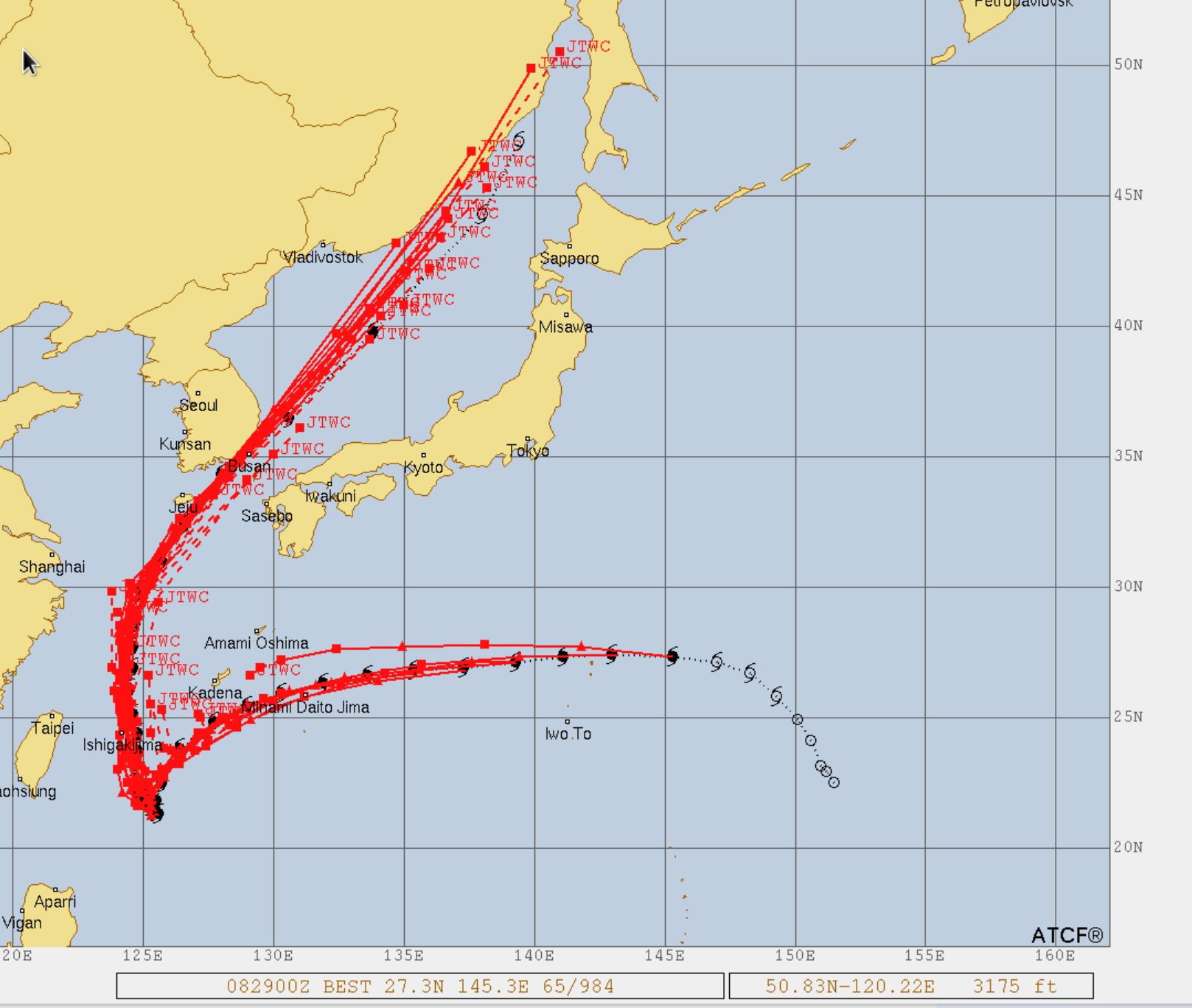 japan typhoon tracker