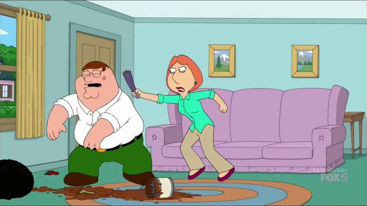 lois beats up peter