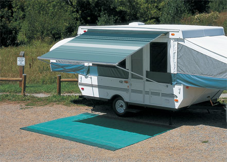 pop up trailer awning