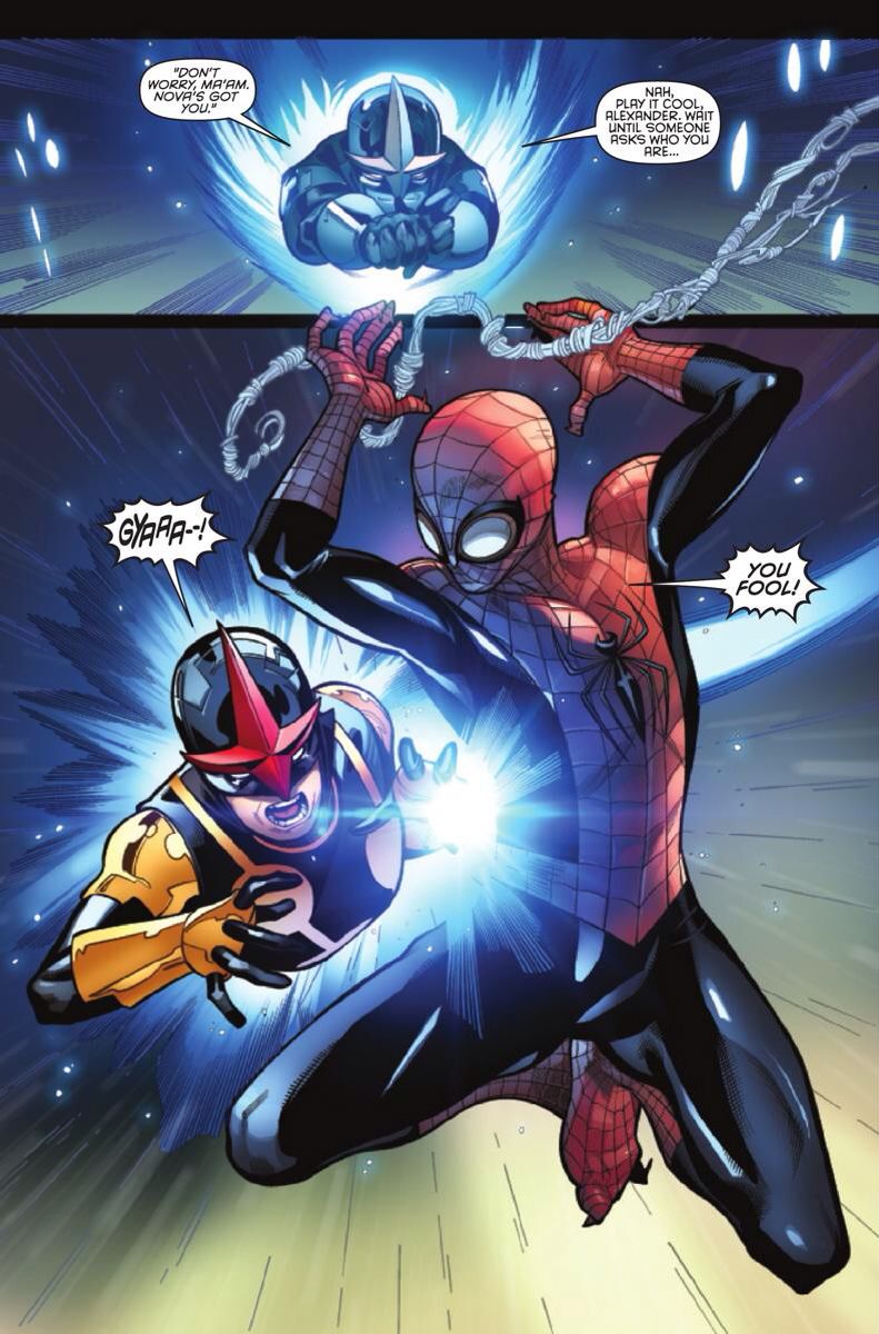 nova and spiderman