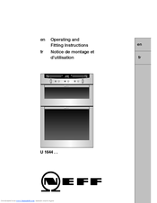 neff oven instruction manual