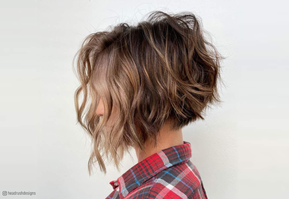 messy bob haircuts with bangs