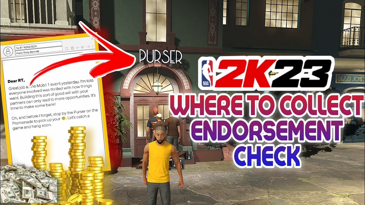 how to get your endorsement money 2k23