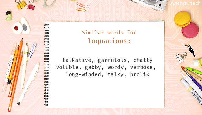 synonym of loquacious