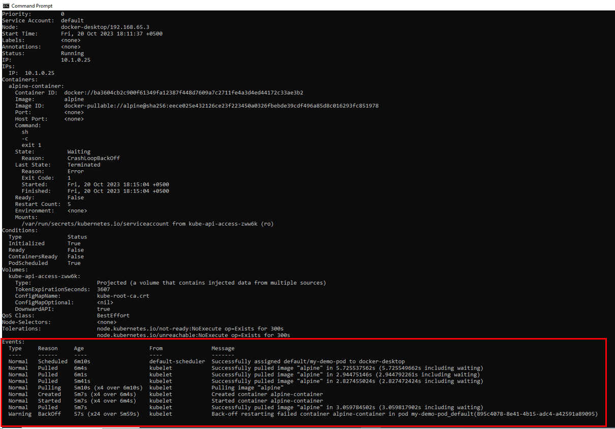 kubectl restart a pod