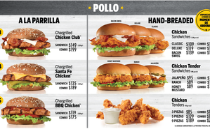 menu carls junior