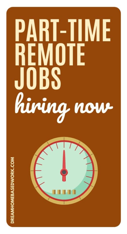 remote part time job