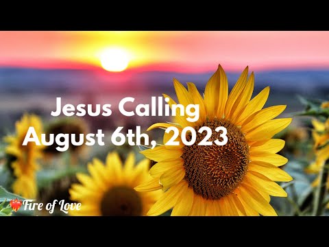 jesus calling august 6