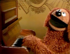 piano dog muppets