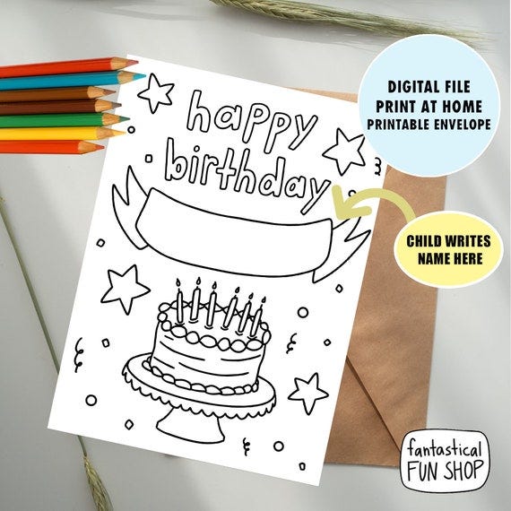 happy birthday card design handmade