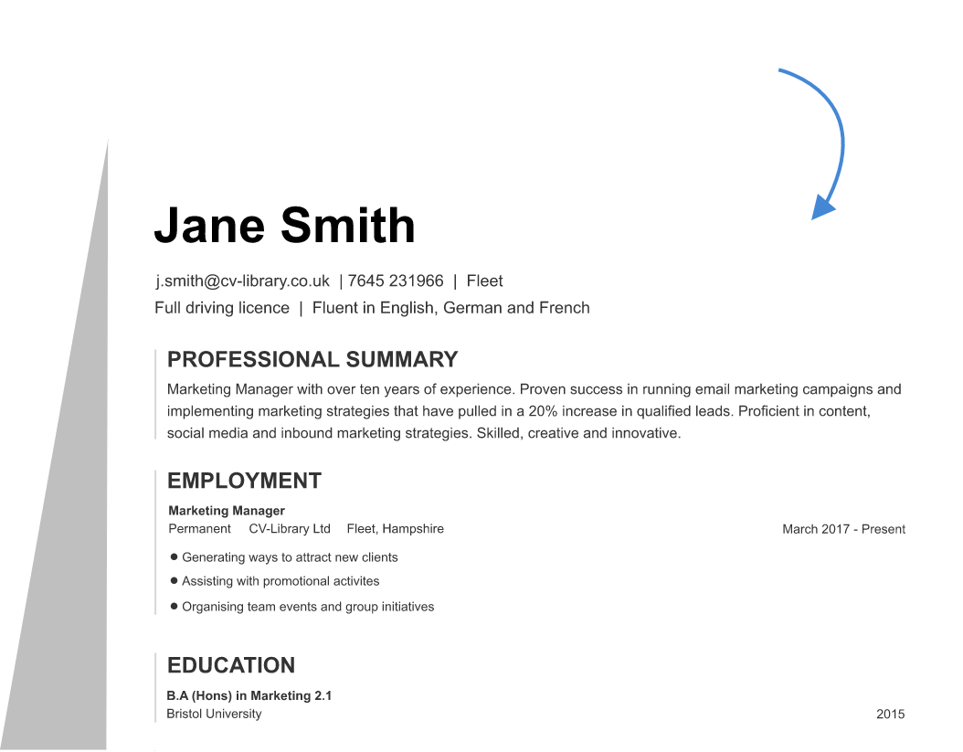 cv library uk