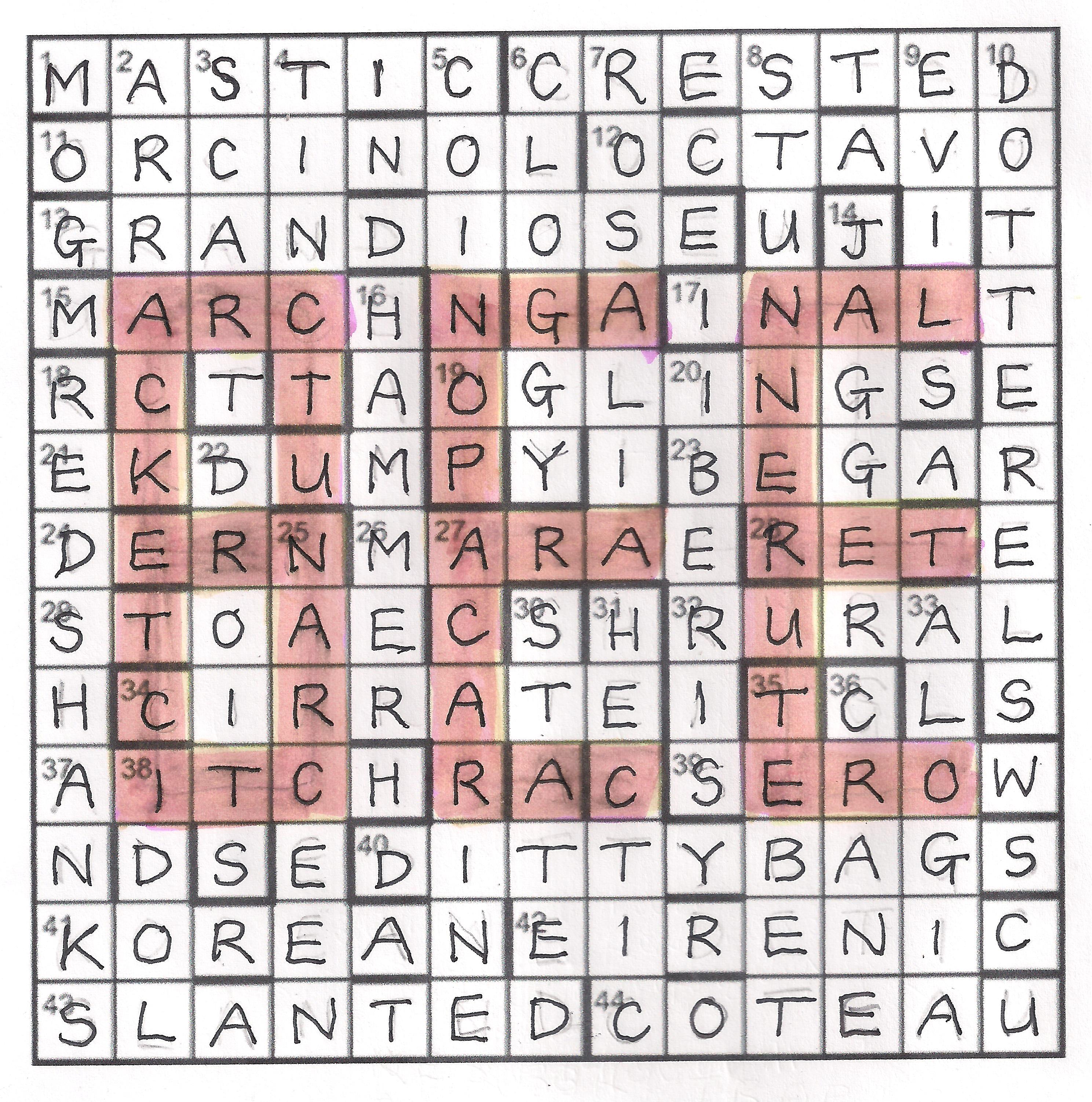 wan crossword clue 6 letters