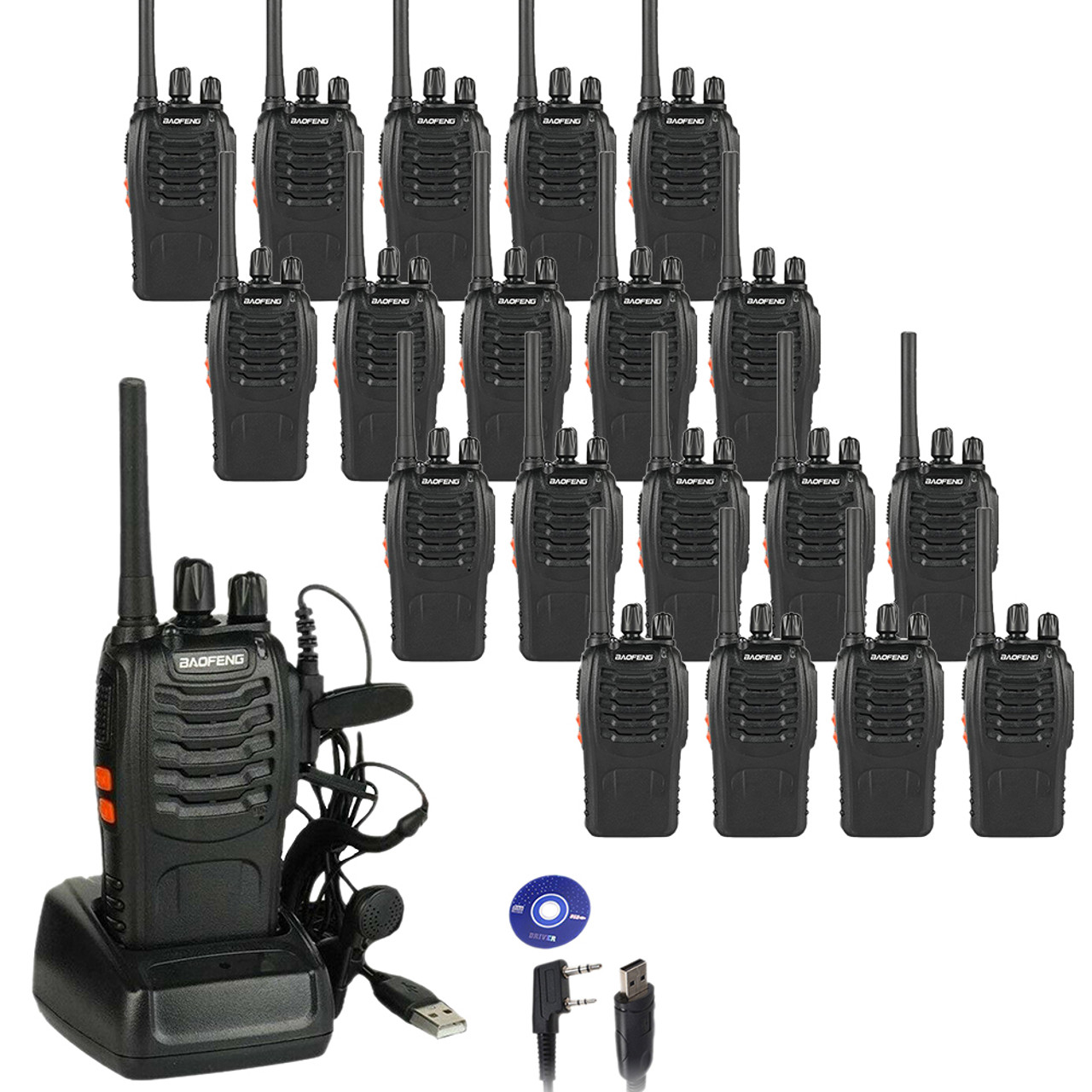 baofeng walkie talkie range