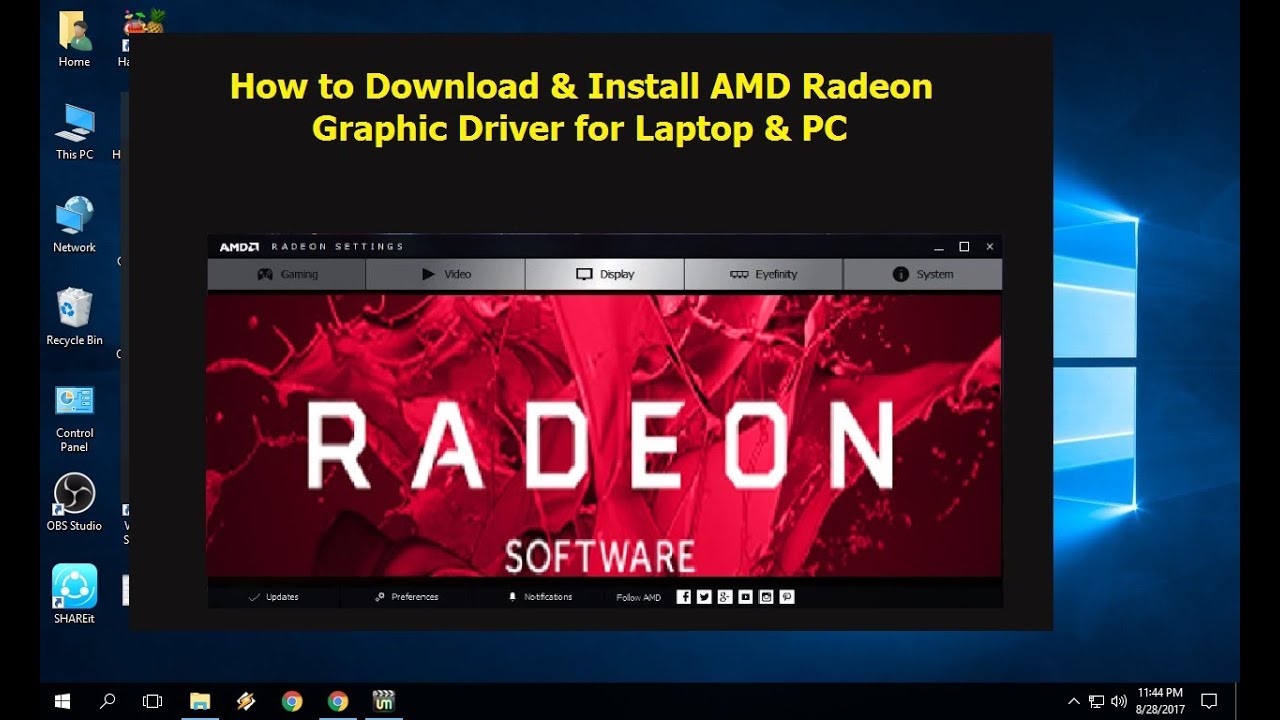 radeon graphics driver