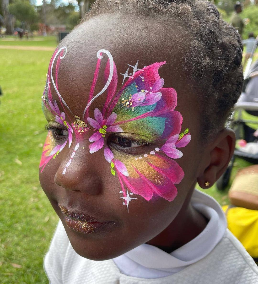 butterfly face painting ideas