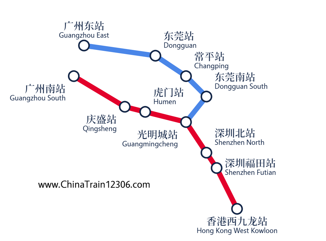 train schedule from hong kong to guangzhou