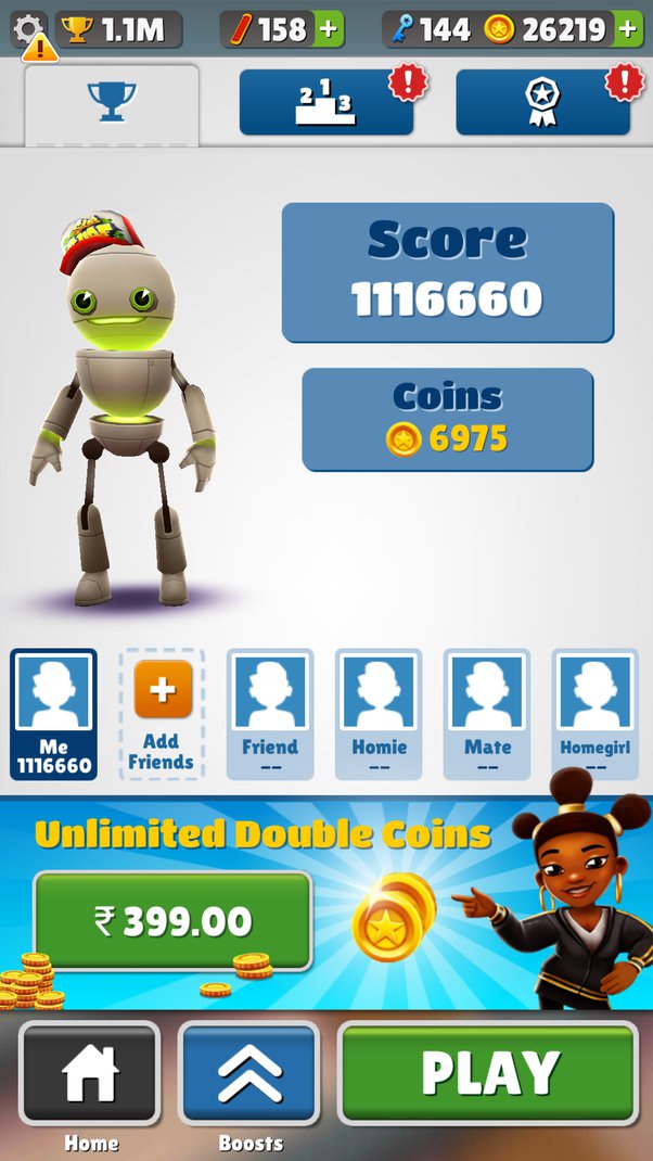 highest score for subway surfers