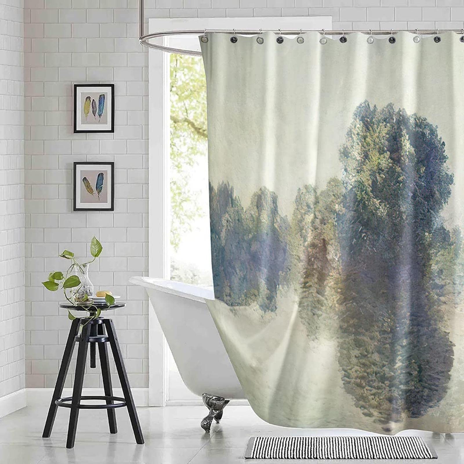 monet shower curtain