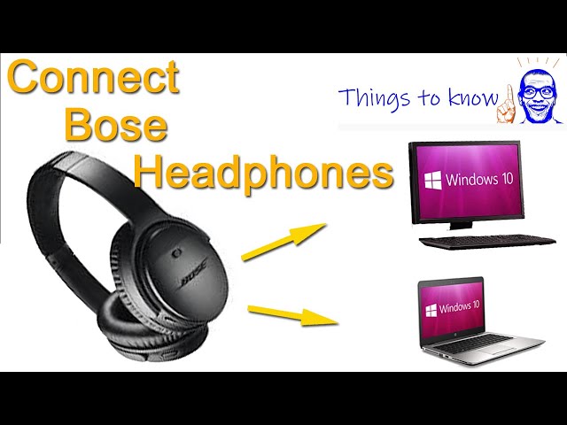 how to connect bose earbuds to laptop