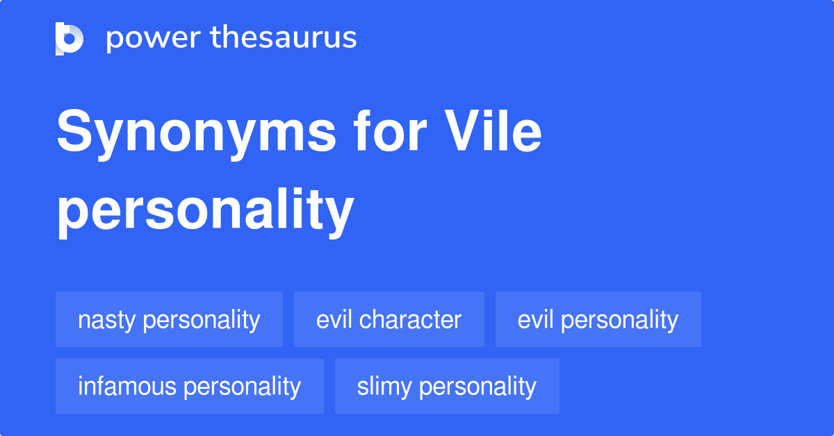 vile synonyms