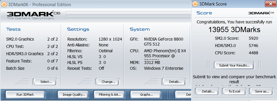 phenom 9500 benchmark