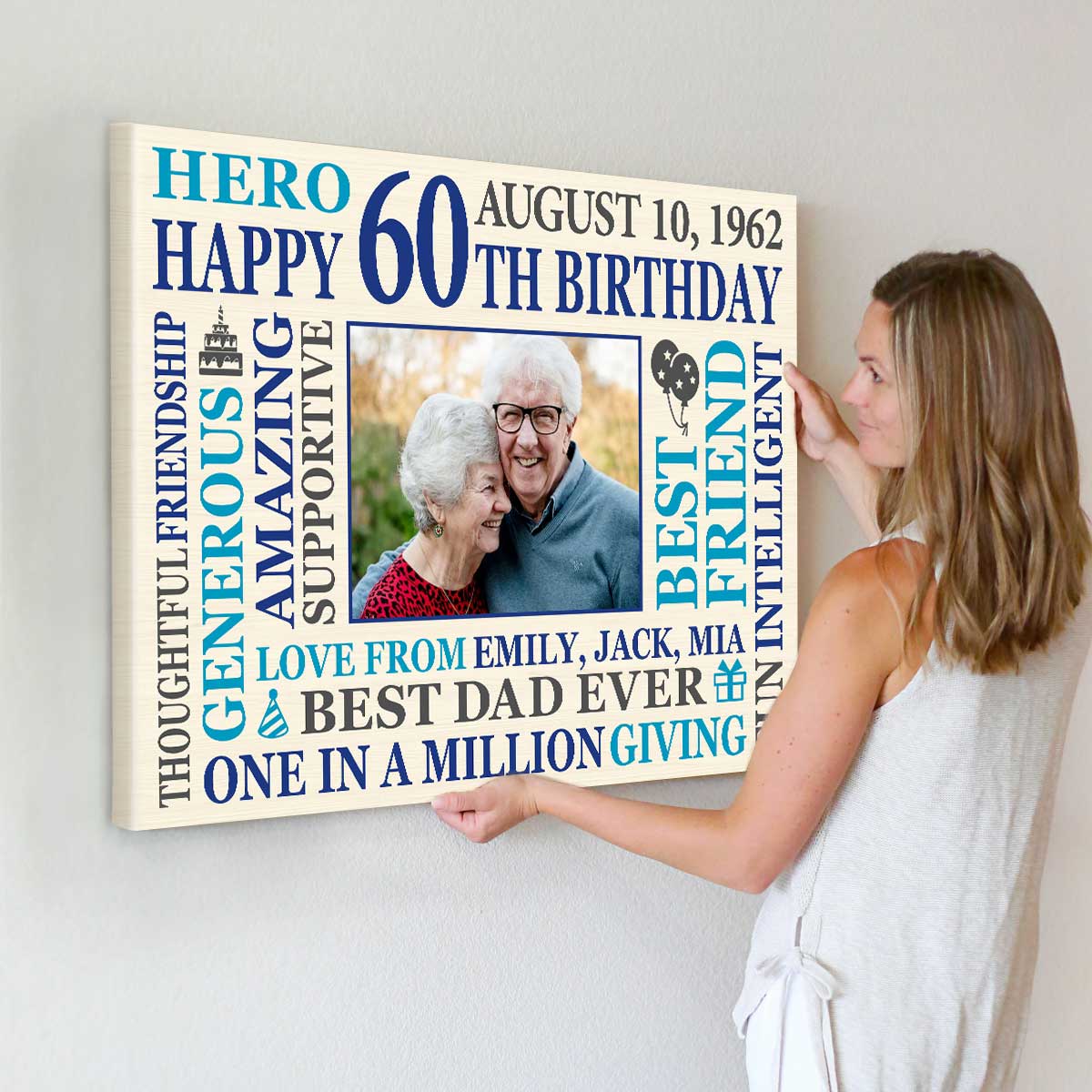 60th father birthday present