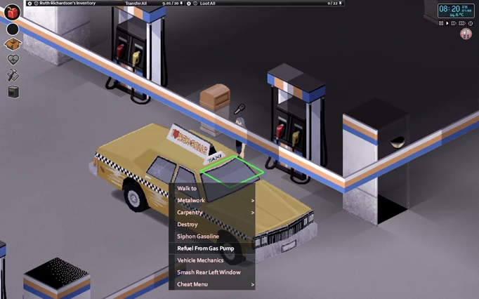 project zomboid how to get gas
