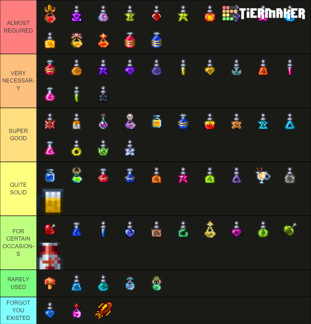 potions terraria