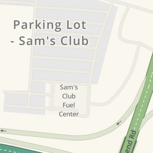 driving directions to sams club