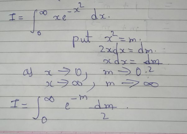 integral of xe x 2