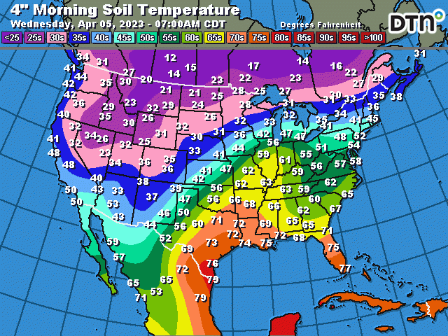 soil temperature omaha ne