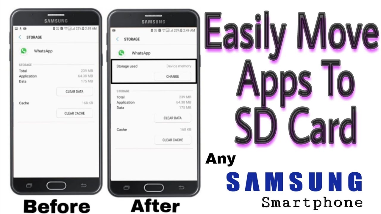 how to move apps to sd card in samsung j5